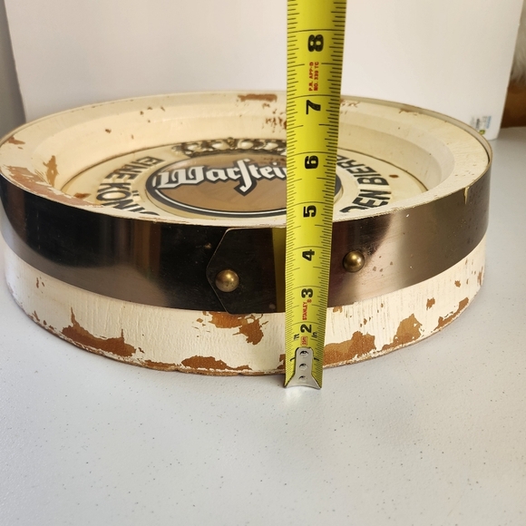 Warsteiner German Beer Barrel End Advertising Wall Sign Breweriana Man Cave - Picture 7 of 9